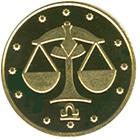 Монета Весы 2 грн. 2008 года