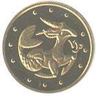 Монета Козерог 2 грн. 2007 года