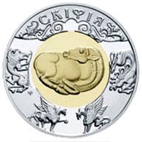 Золота монета Скіфiя 20 грн. 2001 року