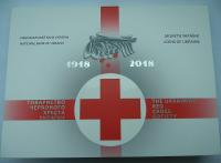Буклет до монети 100 років утворення Товариства Червоного Хреста України 2018 року